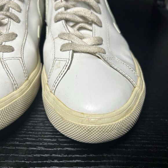 Veja Esplar Women’s Size 10 White Leather Sneakers Shoes - Picture 6 of 15